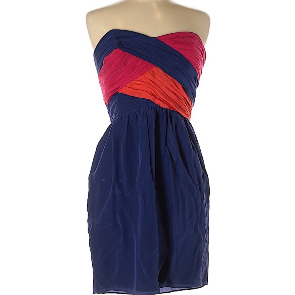 Shoshanna zoe silk cocktail dress sz 8 NWT